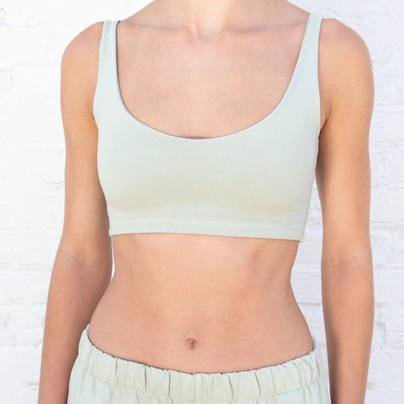 Brandy Melville Tops - Brandy Melville Sage Green Lydia Tank